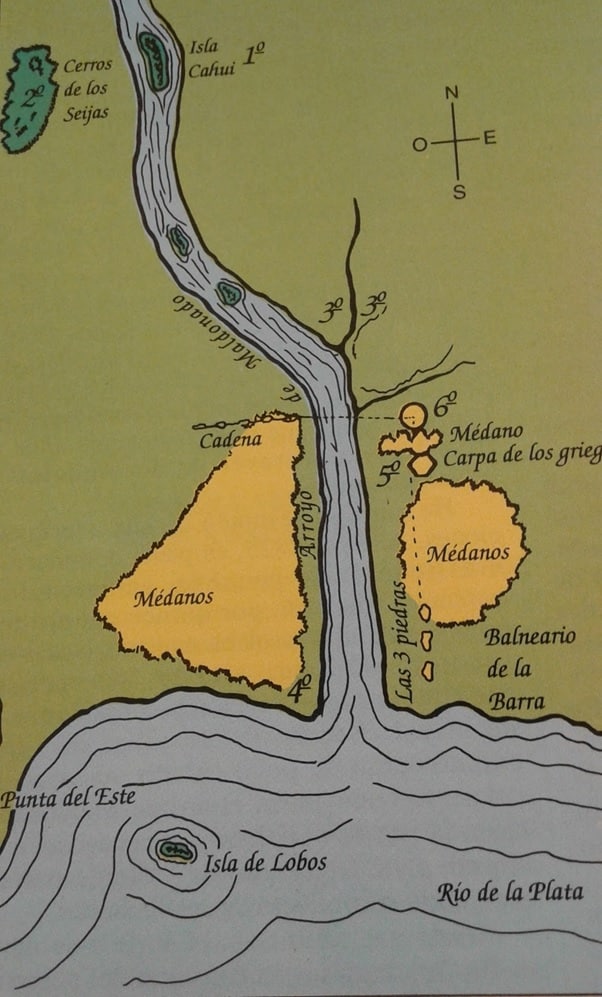 Tesoro Arroyo Maldonado Mapa