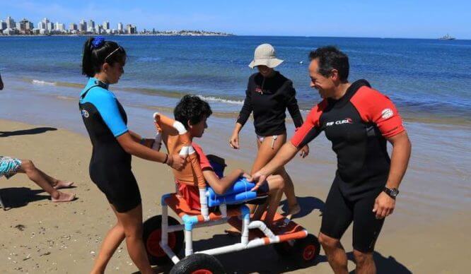 Playa inclusiva punta del este Uruguay